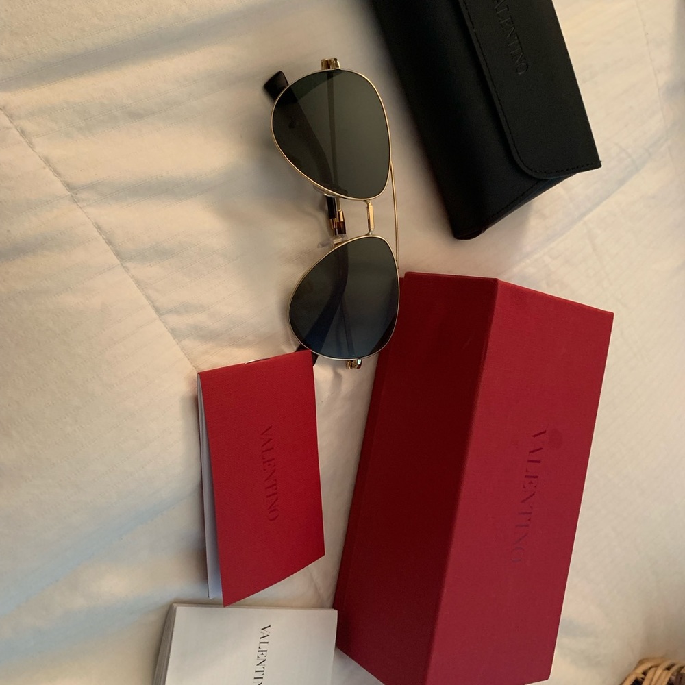 Valentino Aviator Sunglasses